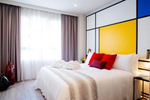 Posteľ alebo postele v izbe v ubytovaní Voghe Premium Flats