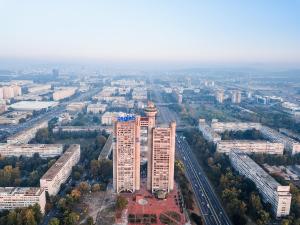贝尔格莱德景观或在公寓看到的城市景观