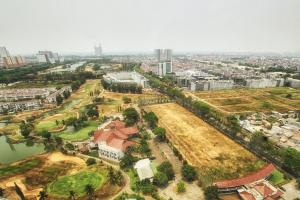 Nespecifikovaný výhled na destinaci Jakarta nebo výhled na město při pohledu z apartmánu