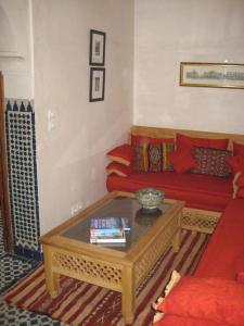 Istumisnurk majutusasutuses Dar Jameel
