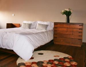 Postel nebo postele na pokoji v ubytování Résidence Le Hublot