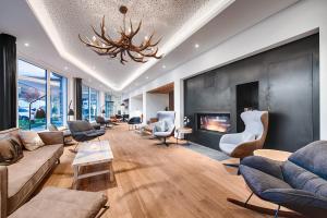 Posezení v ubytování Obermühle 4*S Boutique Resort