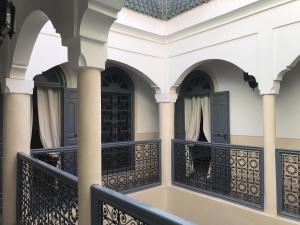 Balkón nebo terasa v ubytování Riad Bel Haj