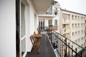 Balkón alebo terasa v ubytovaní 3D WYGODA Apartamenty