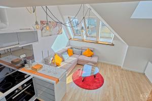 Kuchyňa alebo kuchynka v ubytovaní 3D WYGODA Apartamenty