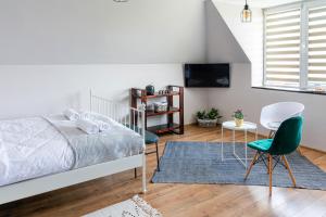 Кровать или кровати в номере Gladstone suites
