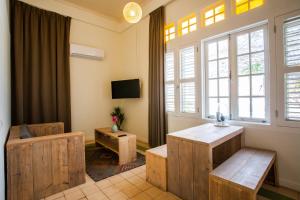 Telewizja i/lub zestaw kina domowego w obiekcie Boutique Hotel 't Klooster
