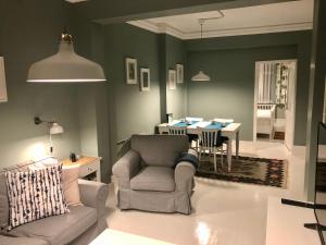 A seating area at Mehmet Bey Suites