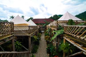 Zahrada ubytování Glamping Due Amici
