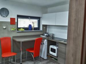 Dapur atau dapur kecil di Apartmán Tatry-Poprad