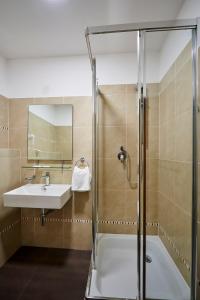 A bathroom at Penzion a restaurace Bílý Mlýn