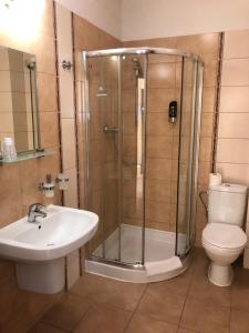 Kúpeľňa v ubytovaní Apartmán Eden
