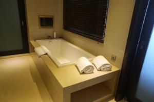 Koupelna v ubytování Beijing Changbaishan International Hotel