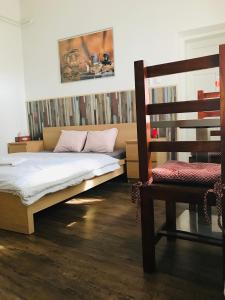 Postel nebo postele na pokoji v ubytování Apartmán Stursovka