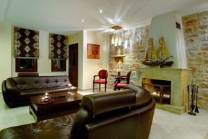 Posezení v ubytování Byzantinon Hotel