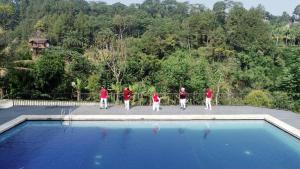 Bazén v ubytovaní Albero Hotel Bogor alebo v jeho blízkosti