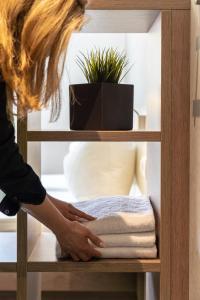 Ein Bett oder Betten in einem Zimmer der Unterkunft a2 HOTELS Denkendorf - Airport & Messe