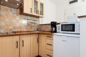 Kuchyňa alebo kuchynka v ubytovaní Jantar Apartamenty- Zielone Tarasy