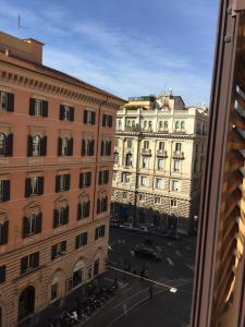 a view from the window of a building at Relais Conte Di Cavour De Luxe in Rome