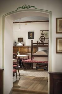 Ένα ή περισσότερα κρεβάτια σε δωμάτιο στο Hotel Cristallo
