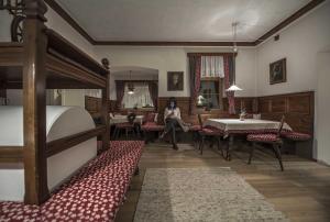 Χώρος καθιστικού στο Hotel Cristallo