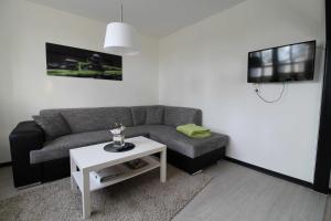Posezení v ubytování Ferienwohnung Schmidt, 95131