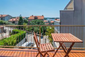 Balkón nebo terasa v ubytování Apartmani Ivan Pula