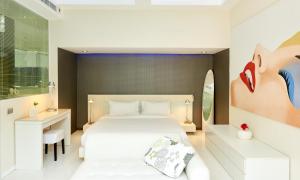 Postel nebo postele na pokoji v ubytování Luxury 3 Beds Pool Villa Amaya & Nara