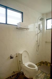 Koupelna v ubytování Forte