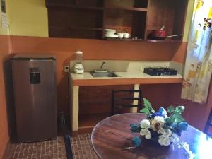 Kuchyň nebo kuchyňský kout v ubytování Hotel Las Salinas