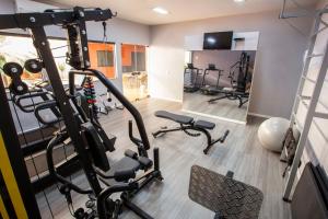 Fitness centrum a/nebo fitness zařízení v ubytování Carlton Plaza Hotel Uberlandia