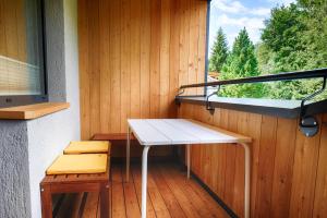 Balkón alebo terasa v ubytovaní Ferienpension Bierbaumer