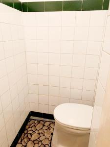 Vonios kambarys apgyvendinimo įstaigoje Pension Huber - Apartement Wien 9