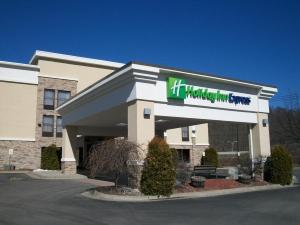 a front view of a holiday inn express building at Holiday Inn Express Painted Post, an IHG Hotel in Painted Post