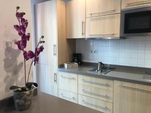 Kuchyň nebo kuchyňský kout v ubytování Sweet Apartment Las Canteras