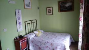 A bed or beds in a room at La Salceda
