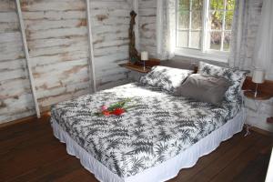 Krevet ili kreveti u jedinici u okviru objekta El Toucan Loco Floating Lodges