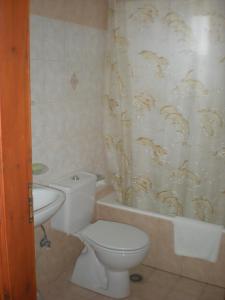 Koupelna v ubytování Chrysa Studios