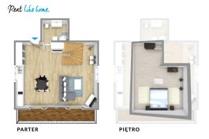 Plan piętra w obiekcie Rent like home - Sywarne II