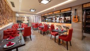 Istumisnurk majutusasutuses Skylark Hotel