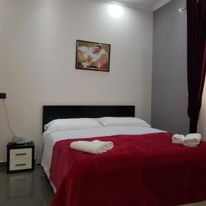 Postel nebo postele na pokoji v ubytování Hotel Erandi