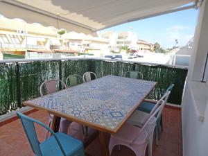 Balkón alebo terasa v ubytovaní SUNSET BEACH - Playa de Rabdells -OLIVA