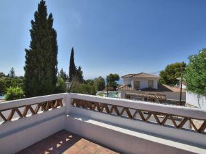 a view from the balcony of a house at Homely holiday home in Benalm dena with private pool in Benalmádena