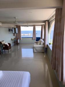 Posezení v ubytování PierView Rooms