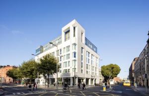 a rendering of a white building on a city street at Holiday Inn Express Dublin City Centre, an IHG Hotel in Dublin