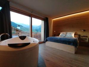 A bed or beds in a room at Nova Lodge