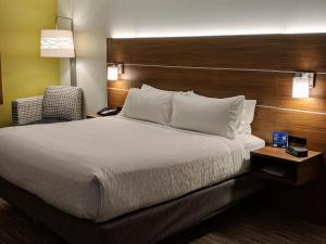 Ein Bett oder Betten in einem Zimmer der Unterkunft Holiday Inn Express Hotel & Suites Claypool Hill -Richlands Area, an IHG Hotel