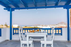 Balkón alebo terasa v ubytovaní Kallithea Hotel