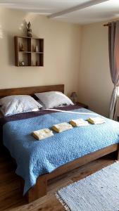 Llit o llits en una habitació de Apartman BibKa