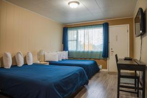 Postel nebo postele na pokoji v ubytování Lakeview Motel